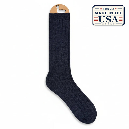 The Alpaca Ribbed Dress Sock