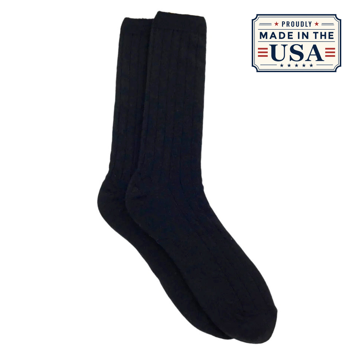 Close-up of Allen Paca Ribbed Alpaca Dress Sock ribbed knit texture