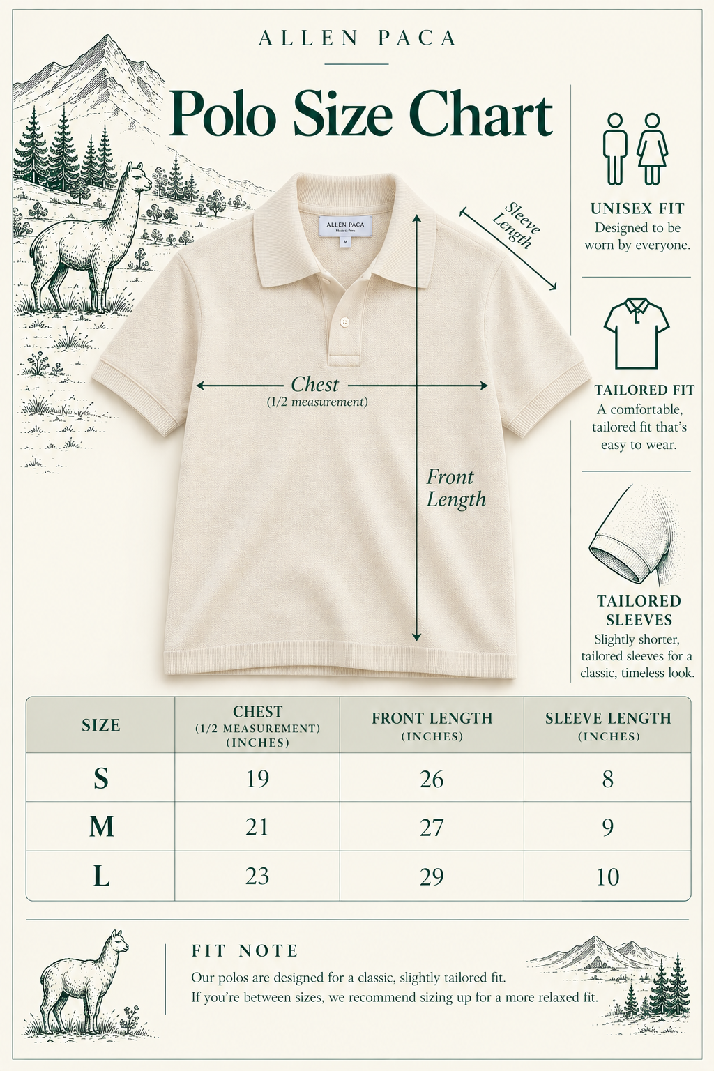 Alpaca Pique Polo