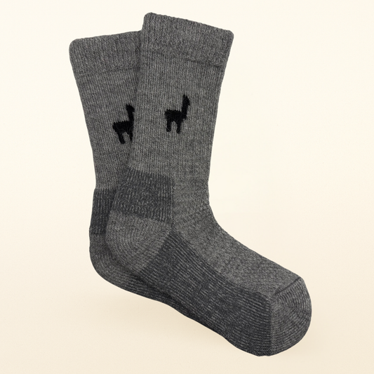 Heavy Alpaca Sock - Grey