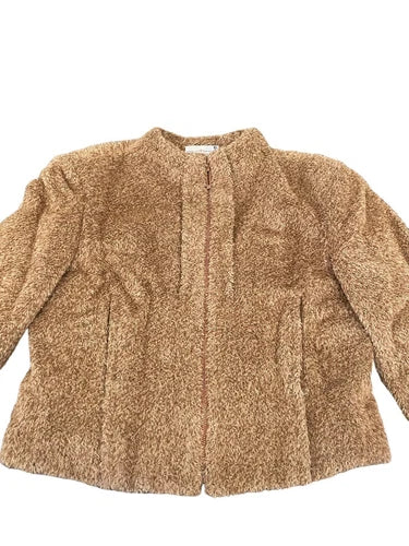 Vintage Alpaca Zip Up Jacket Size 8