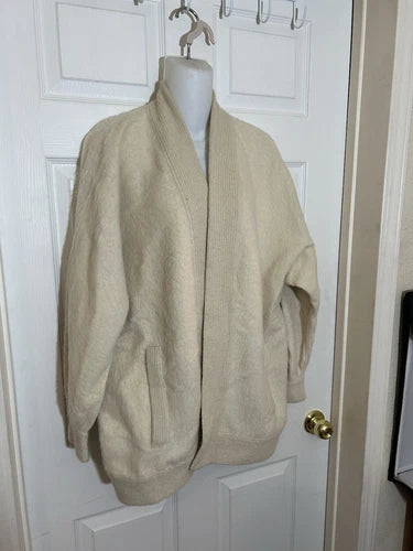 Vintage Alpaca Kimono - Cream